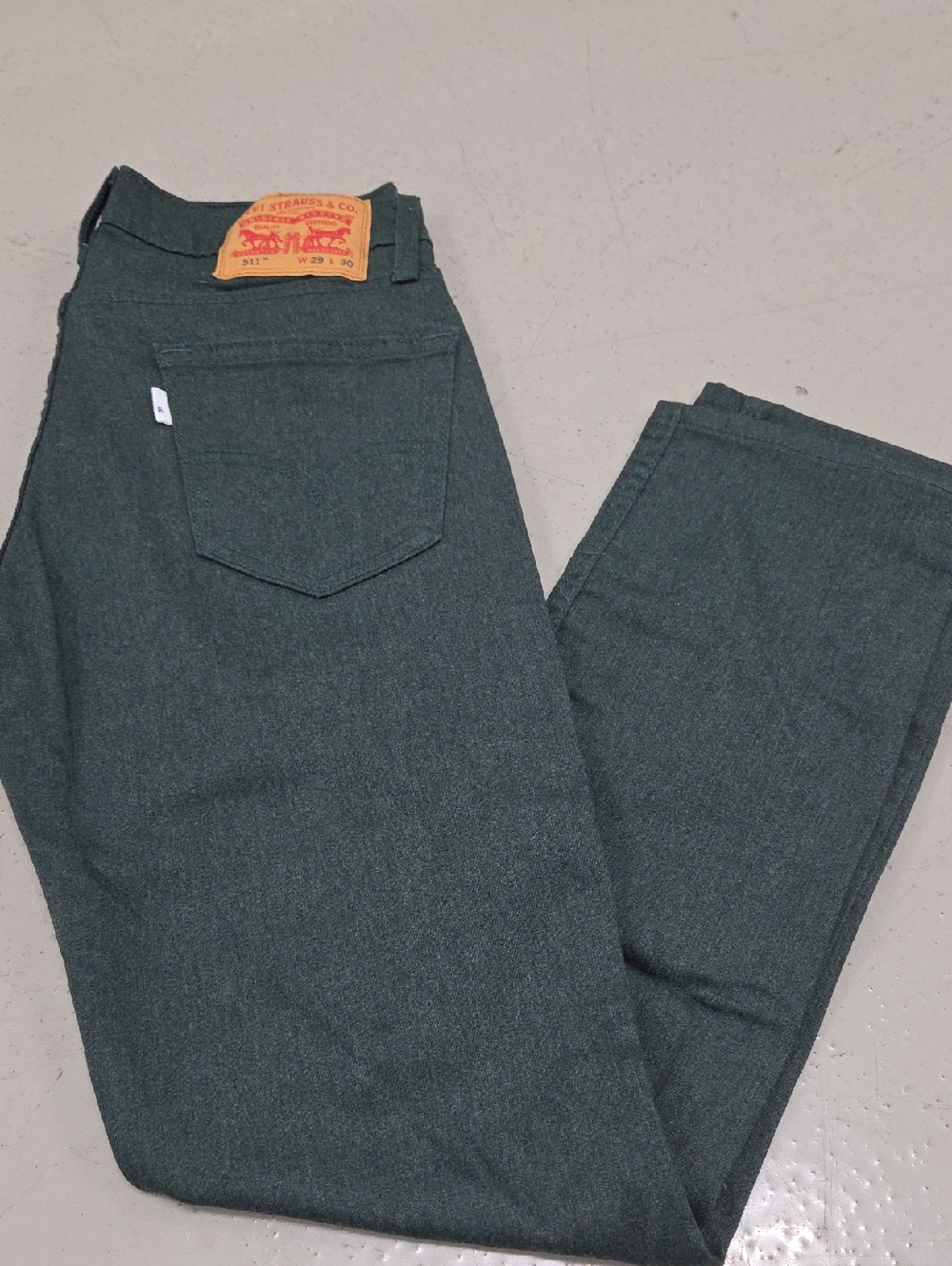 Levi's Men's Forest Green Lightweight Denim Pants